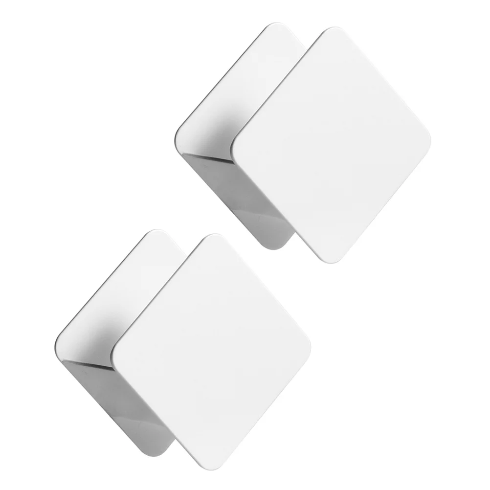 

2 Pcs Wall Mounted Drain Tray Sink Rack Sponge Holders Plastic Scouring Pad