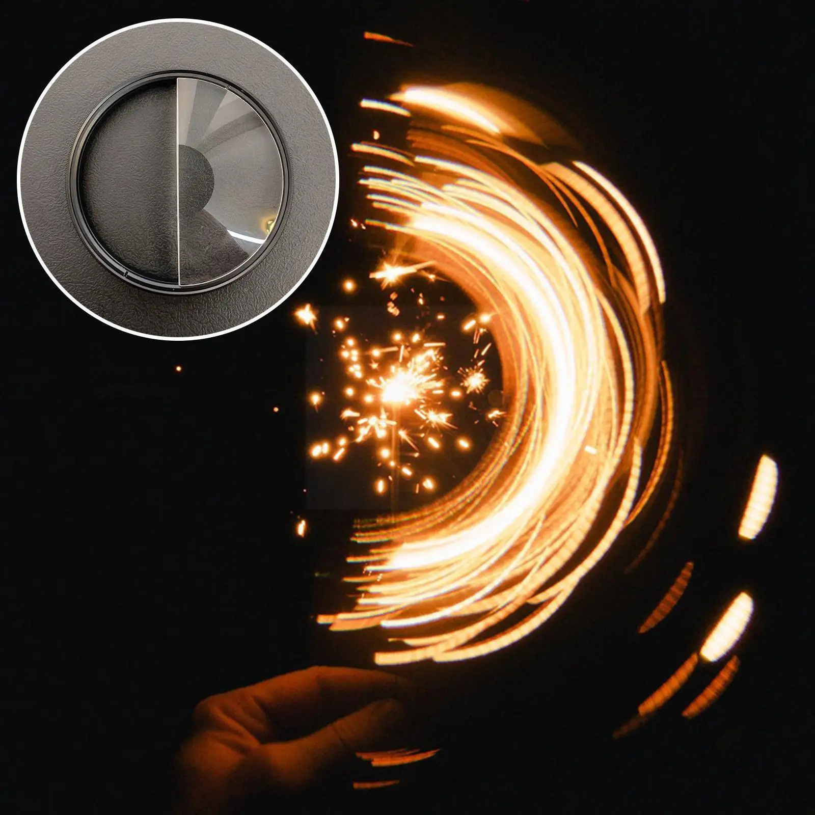 

77mm Split Halo Fx Filter Camera Lens Photography Foreground Strech Special Effects Single Slr Lens Accessories Filter J1i0