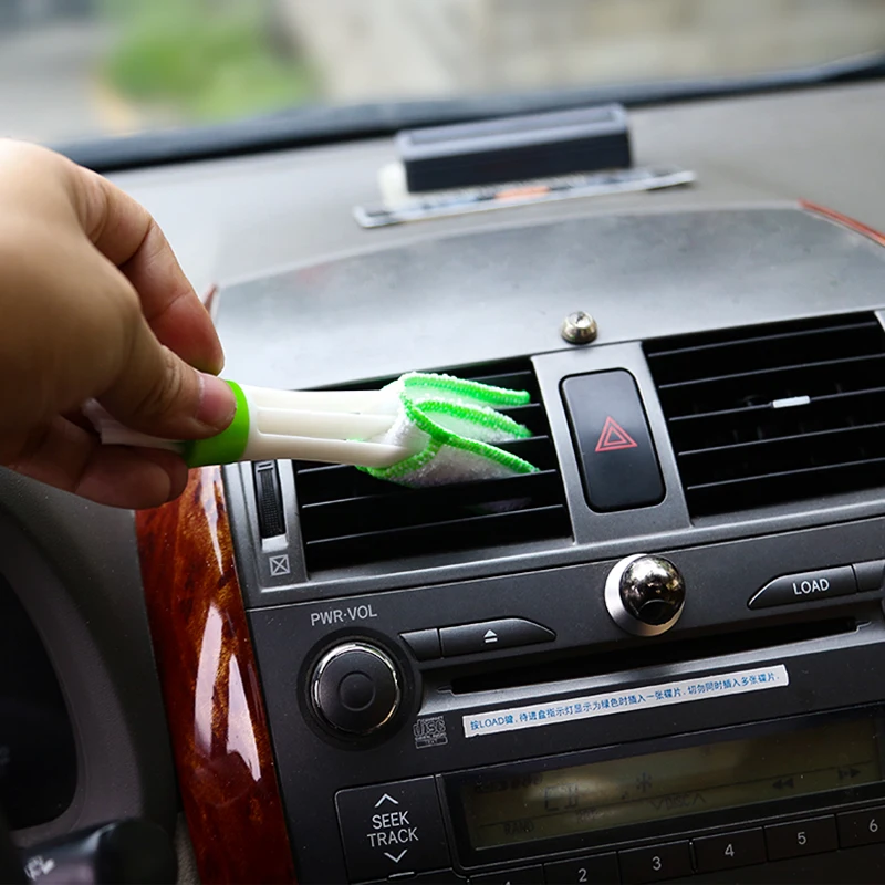 

Automotive air conditioner air outlet cleaning brush multi-functional flexible brush gap dust cleaning tool in the car