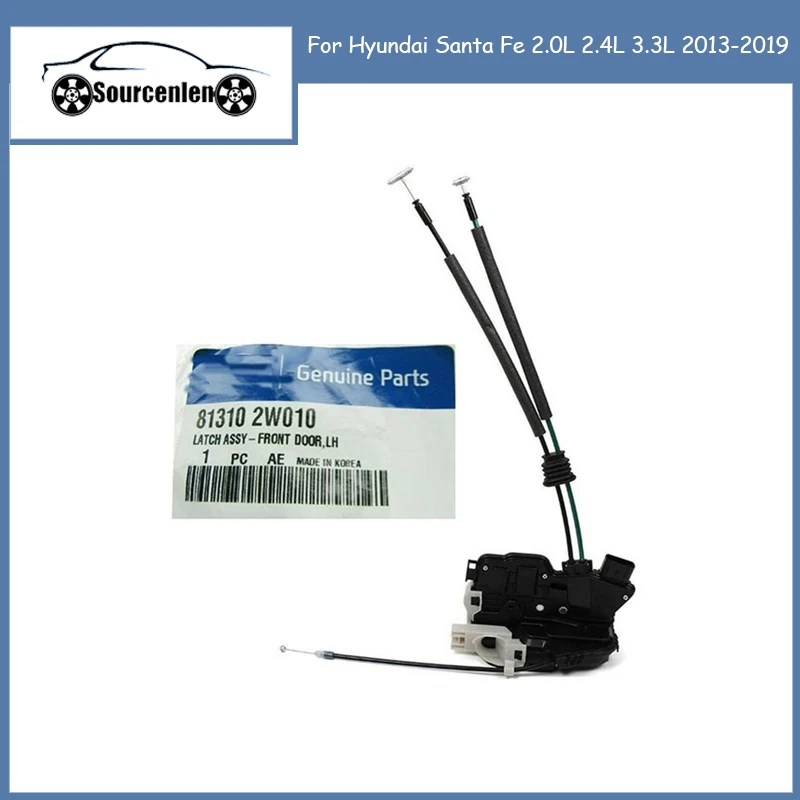 

Для Hyundai Santa Fe 2.0L 2.4L 3.3L 2013-2019, дверной замок, фотомотор 813102W010 813202W010 814102W010 814202W010