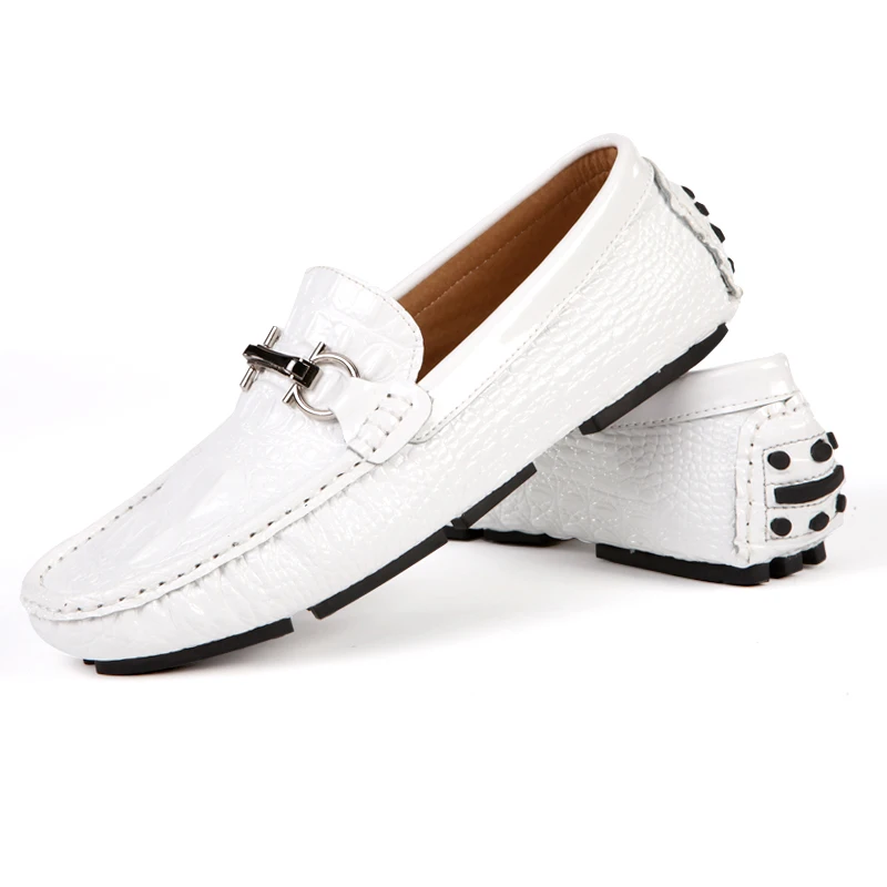 

Men's Casual Shoes Fashion Loafers Moccasins Slip on Man Flats Comfortable Male Driving Leather Shoes Large Size 46 47