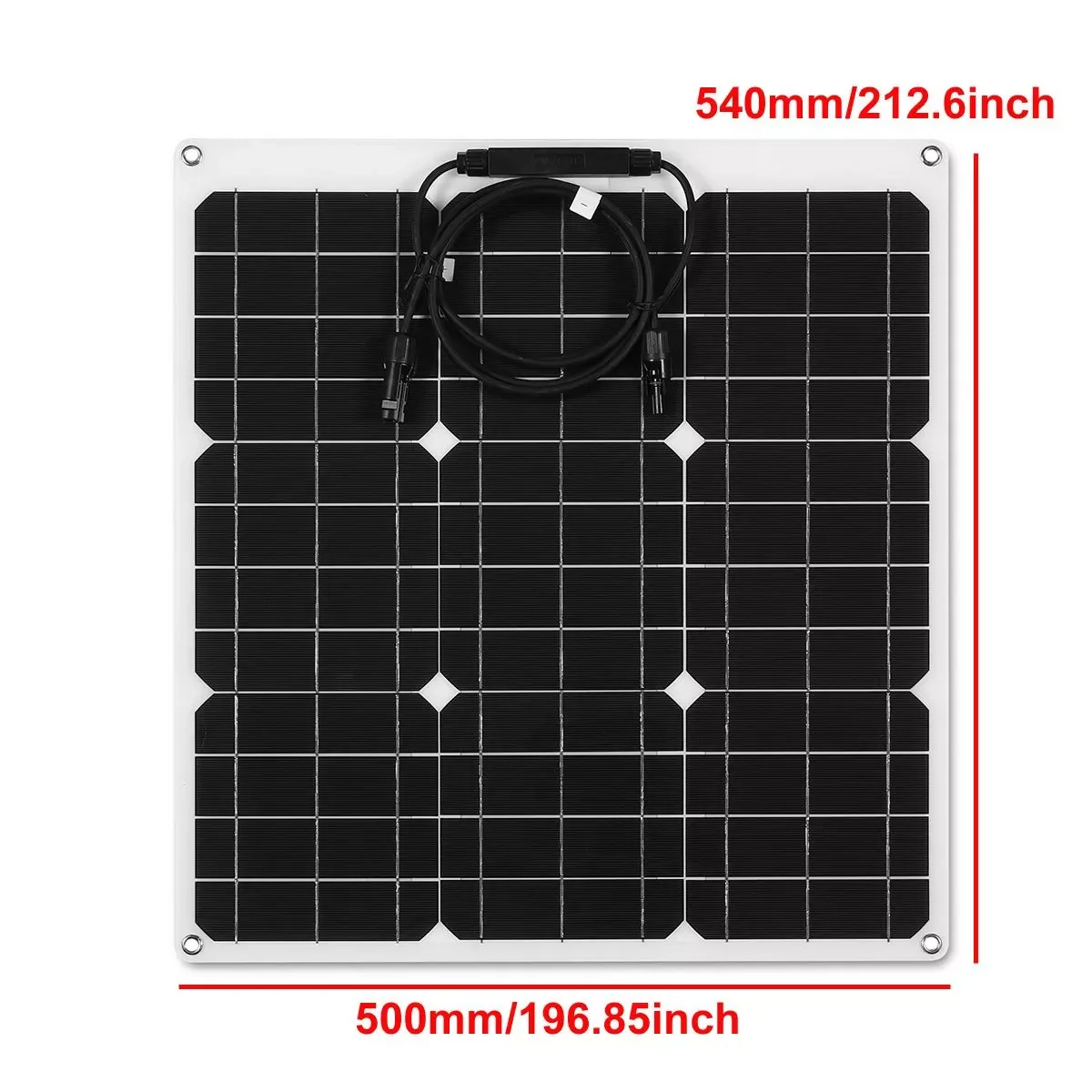 

Flexible Solar Panel Kit 18V 120W Portable Solar Panel with Car Charger Mono-crystalline Cell for Climbing Hiking Sunpower