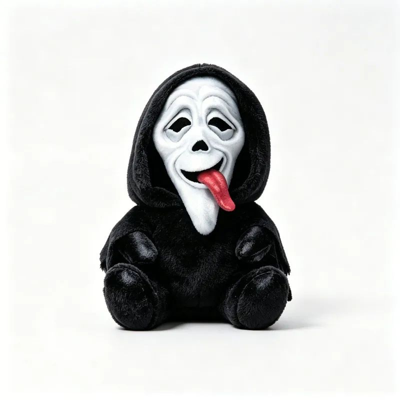 Плюшевая игрушка Ghostface из фильма «Ужасы», мягкая кукла-плюш, декор для вечеринки на Хэллоуин, коллекционный подарок для фанатов ужасов, для взрослых. (art.: 3920db3efdb6b) - 3920db3efdb6b
