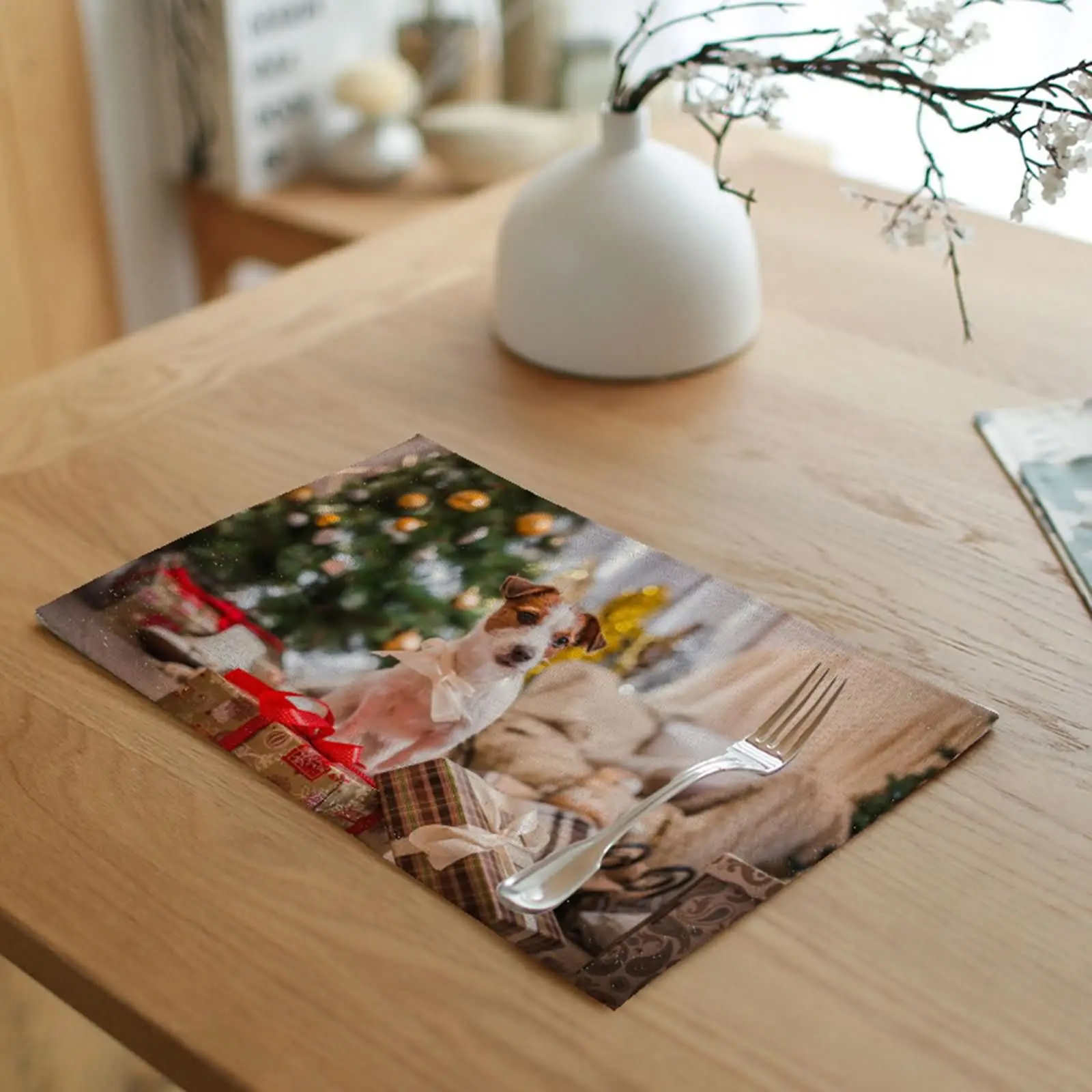 

2 шт., серо-зеленые столовые приборы из полиэстера