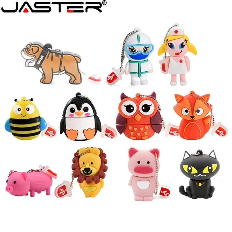 USB-флеш-накопитель JASTER в мультяшном стиле 32/64/4/8/16/128 ГБ