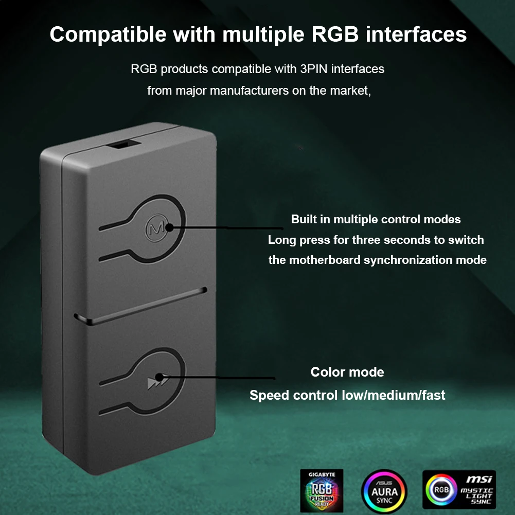 

5 В до 12 В RGB-разветвитель с 3-сторонним разветвителем, 3pin до 4pin