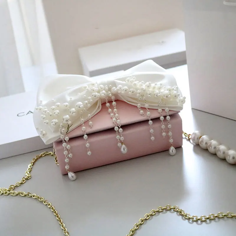 [BXX] высококачественные цепочки для вечеринки женские сумки с бантом и кисточками