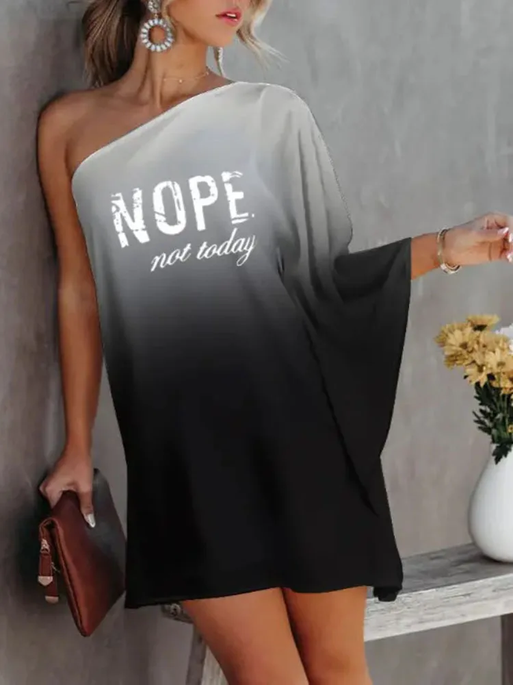 

Женское винтажное мини-платье с рукавом летучая мышь