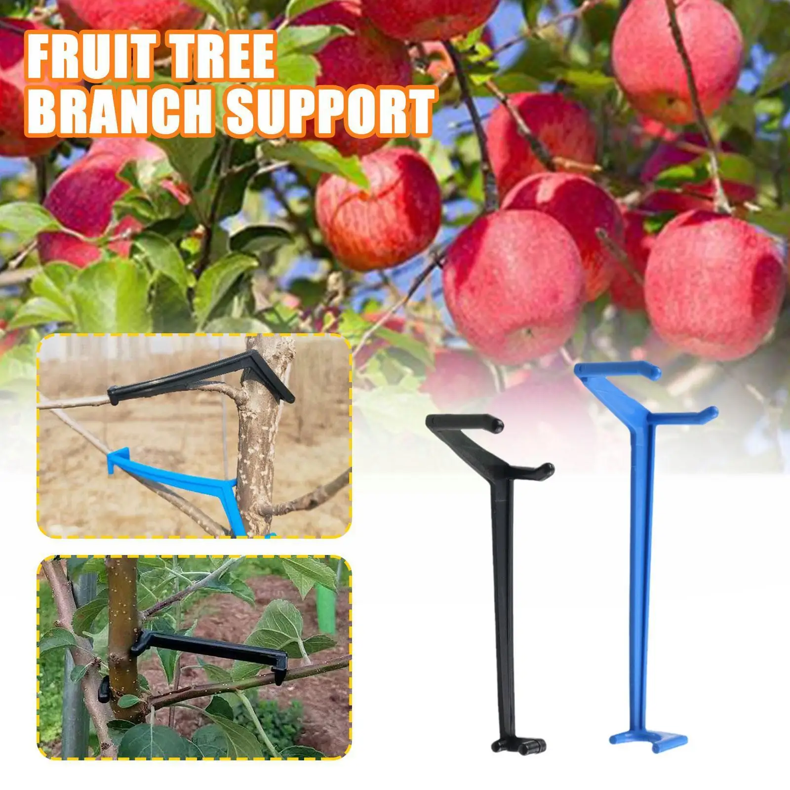 

10/13cm Fruit Tree Branches Holder Fruit Branch Spreader Branch Support Fruit Frame Pressure Tree Branch Plastic Supporter T0h2