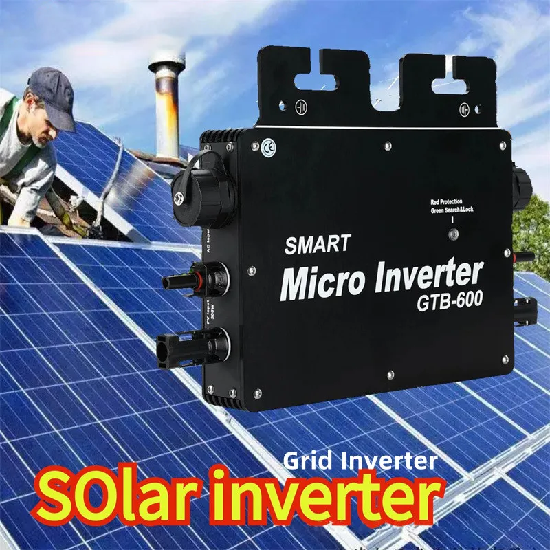 

WIFI Smart Micro Inverter GTB-600W GTB-700W GTB-800W 120/230V 50/60Hz Grid Tie MPPT Solar Converter Waterproof Solar Inverters