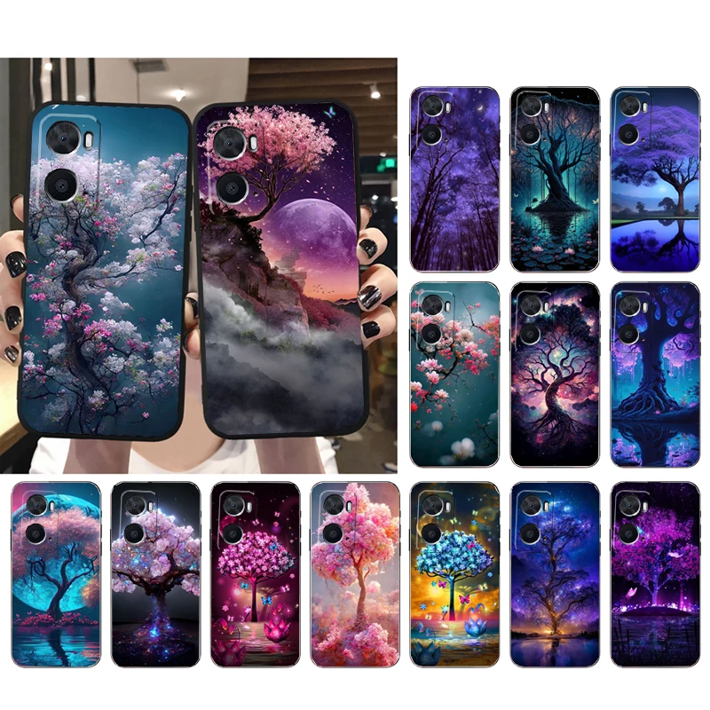 

Flower Tree Phone Case for OPPO A77 A57 A57S A78 A96 A91 A54 A74 A94 A73 A52 A53A53S A15 A16 A17 Funda