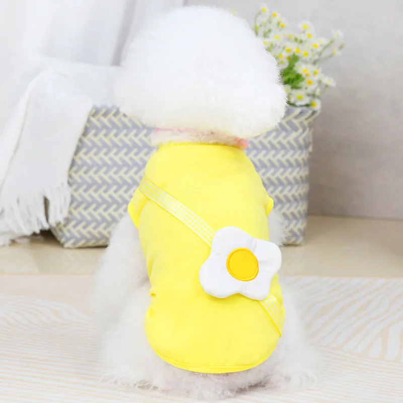 

Cute Dog Clothes Summer Thin Dog Vest Hoodie For Small Medium Dogs Yorkshire Terrier Sleeveless Vest Puppy Kitten Shirt Tank Top