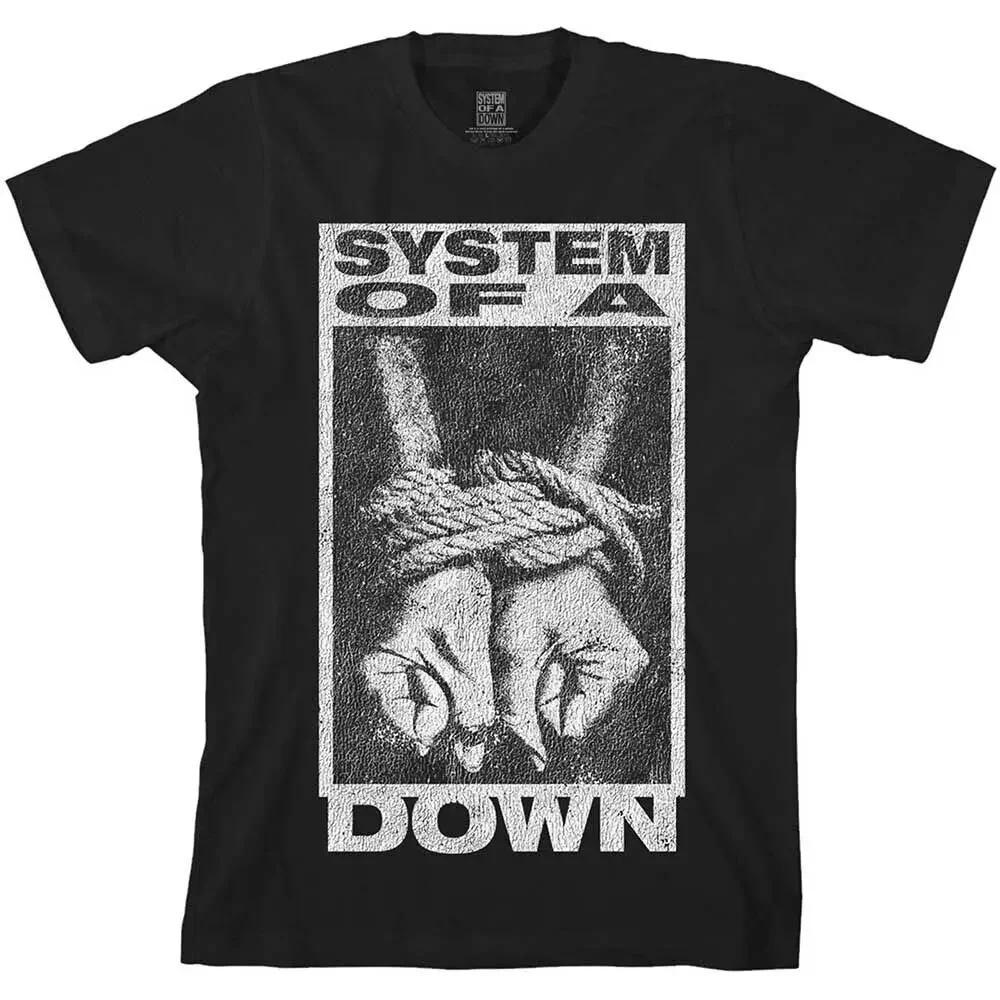 Новая официальная черная футболка System Of A Down Ensnared