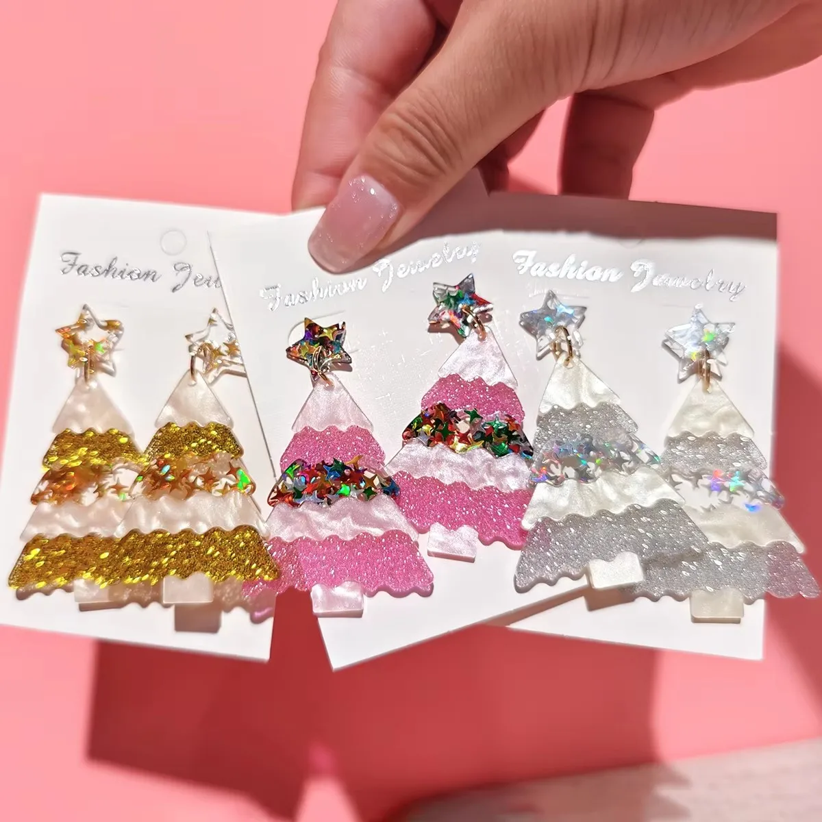 Vedawas Милые Акриловые Рождественские Фотообои Сверкающая Пятиконечная Звезда