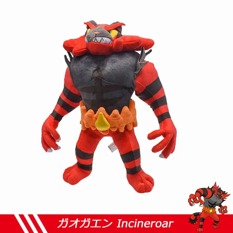 Плюшевая кукла Pokemon Incineroar аниме плюшевая игрушка милая мягкая подушка
