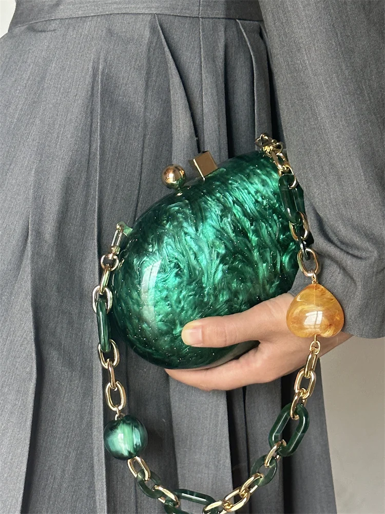 Акриловая сумка-клатч для женщин вечерняя дамская сумочка через плечо Свадебный