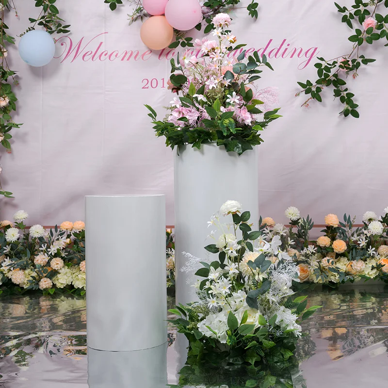 

Artificial Silk Flower Ball Flower Rack For Wedding Centerpiece Backdrop Table Decor Party Supplies DIY Craft Flower