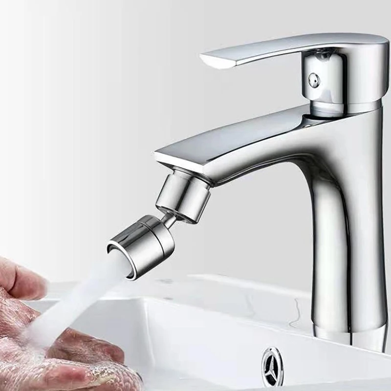 

720 Degree Plastic Rotatable Tap Aerator Universal Splash Filter Saving Faucet Sprayer Head Bathroom Filter Bubbler 2 Water Mode