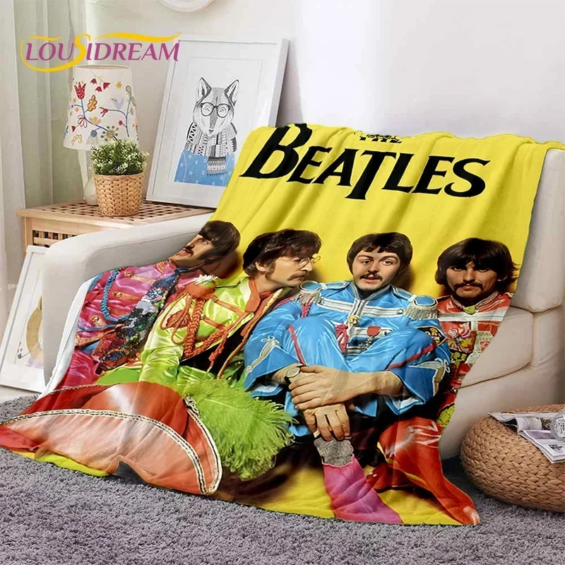 Odéia 3D Superstar B-Beatles HD Стеганое одеяло из полиэстера с мягким чехлом для дома спальни