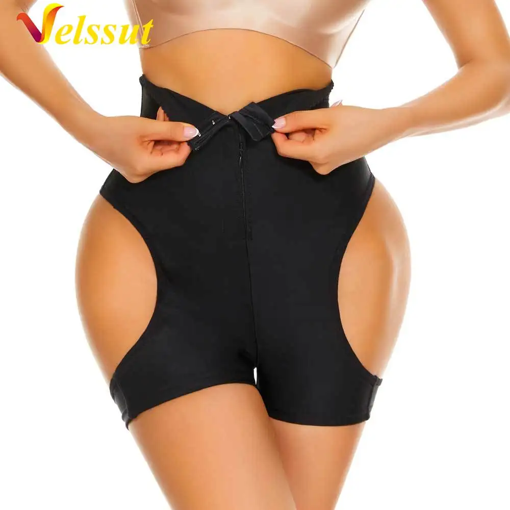 

Velssut Women Butt Lifter Panties Booty Lifting Shorts Tummy Control Push Up Panty with Belt Hip Ehancer Underwear Body Shaper