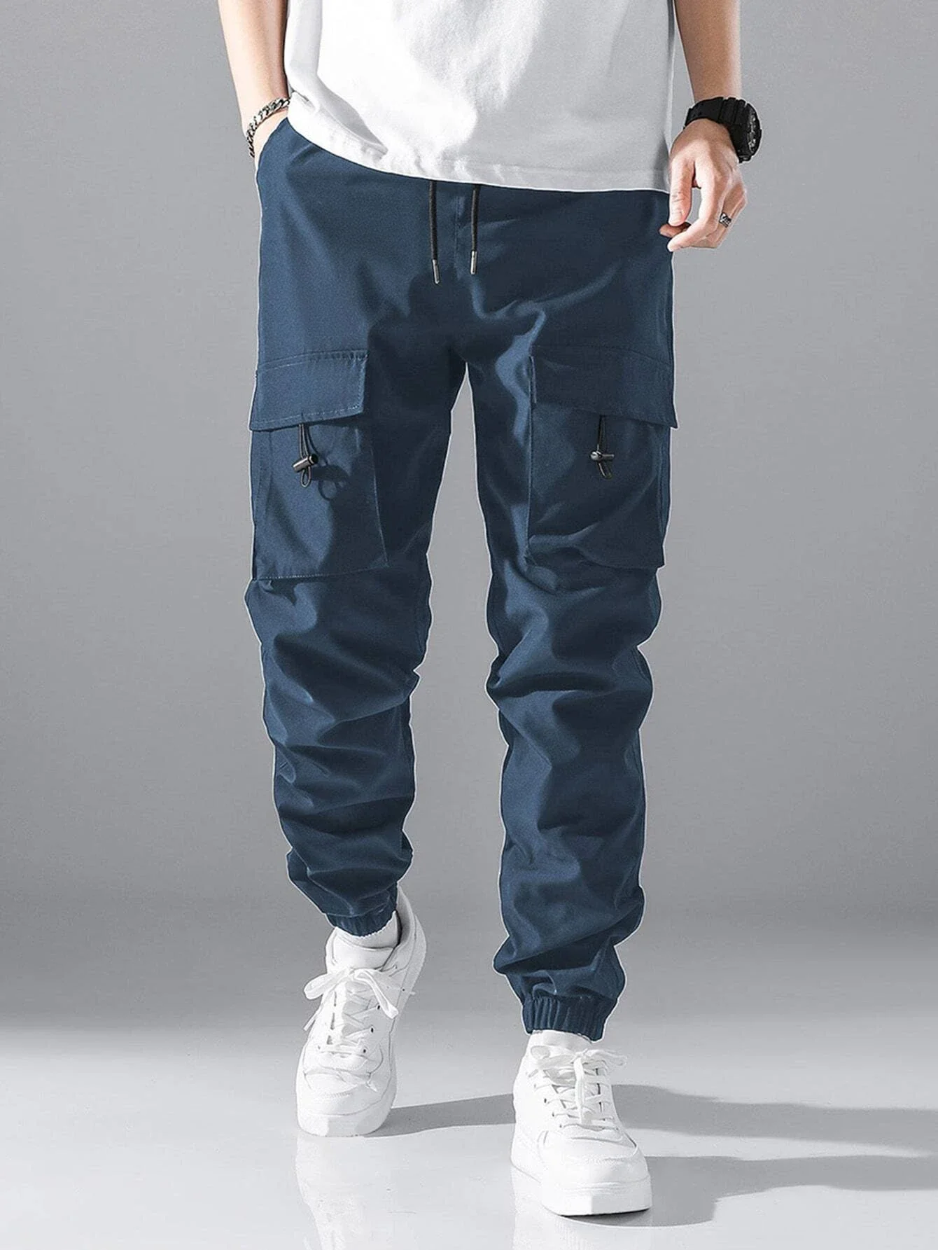 

Брюки-карго мужские зимние, теплые джоггеры, утепленные тренировочные штаны, уличная одежда, флисовые брюки, стиль хип-хоп, повседневные