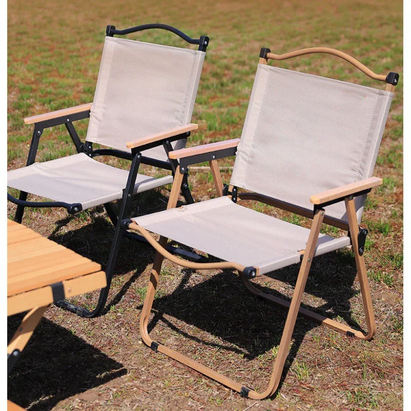 

Outdoor Chair Folding Folding Chair Portable Camping Backrest Folding Beach Chair