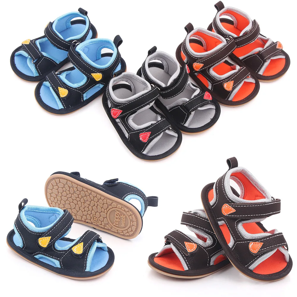 

Hot Baby Boys Spring Autumn First Walk High-quality Deep Colour Series Beautiful Bottom Rubber Soft Toddler Shoes CZ68