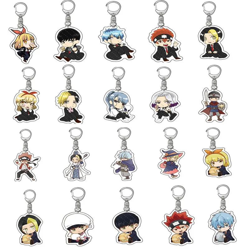 20 шт. аниме Mashle: Magic And Muscles фигурки Lance Dot Barrett акриловый брелок для косплея сумка