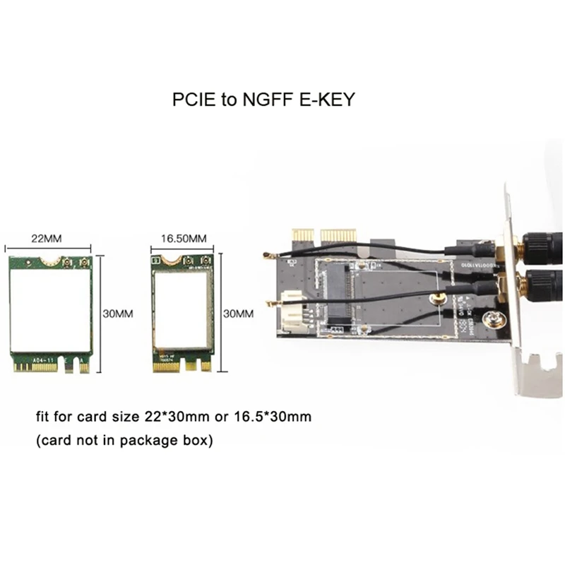 Новая настольная беспроводная Wi-Fi Bluetooth сетевая карта адаптер Pcie на M.2