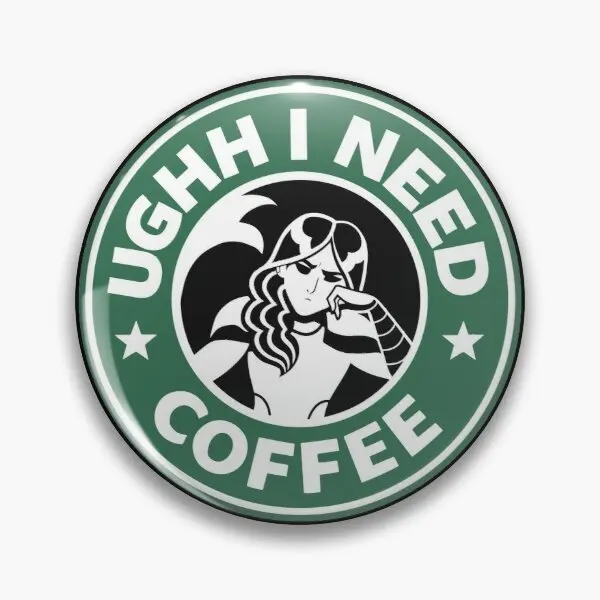 

Mermista Ughh I Need Coffee настраиваемая мягкая булавка для пуговиц значок для одежды женская шляпа украшение для влюбленных мультяшный милый забавный подарок