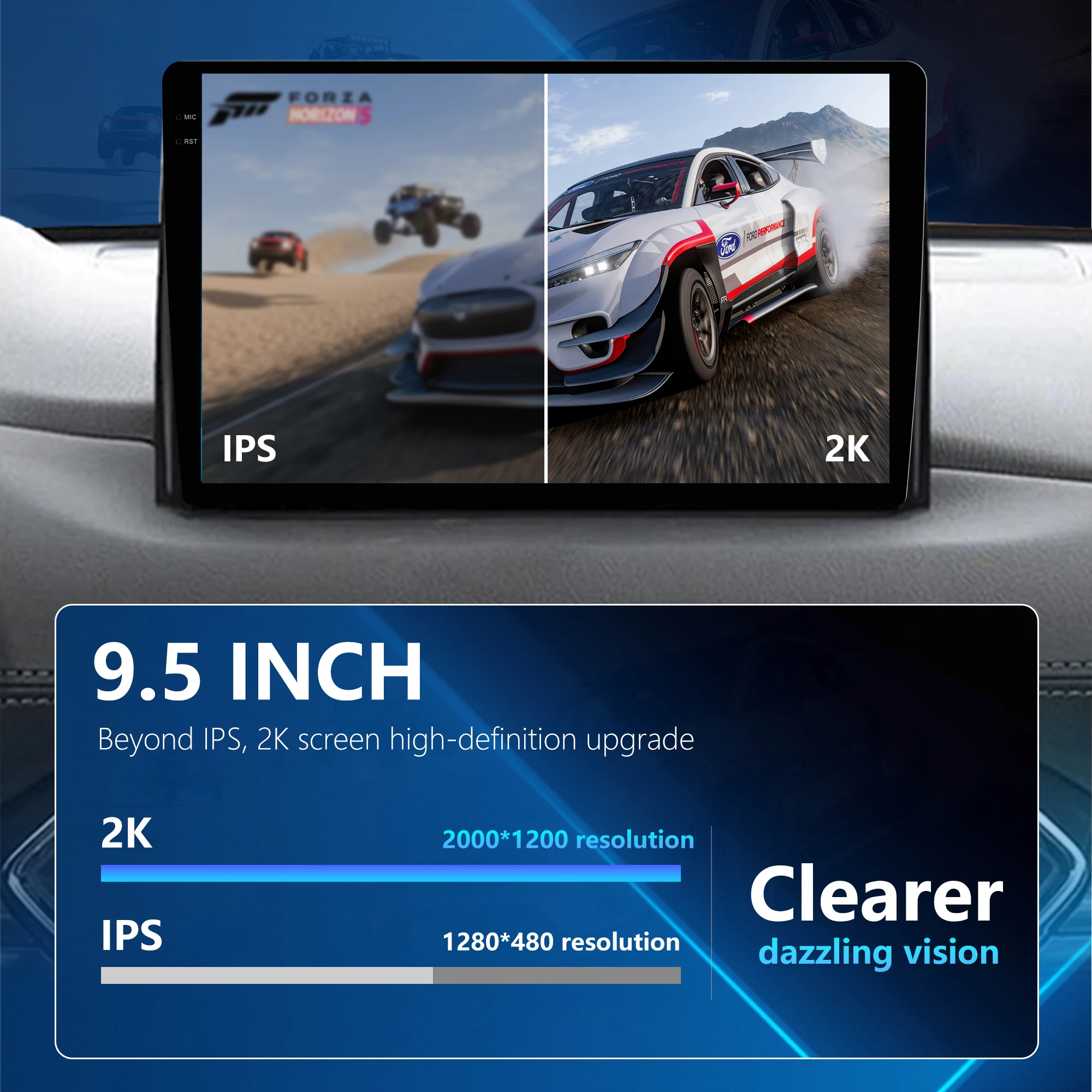 Фото Автомагнитола Penhui Android 2 Din для Hyundai Santa Fe 4 2020-2023 с мультимедийным экраном, DSP, Bluetooth, аудио и CarPlay №5