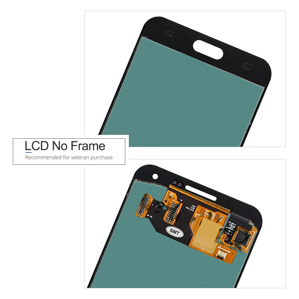 100% Оригинальный сенсорный ЖК-экран для Samsung Galaxy E5 дигитайзер сенсорное стекло в