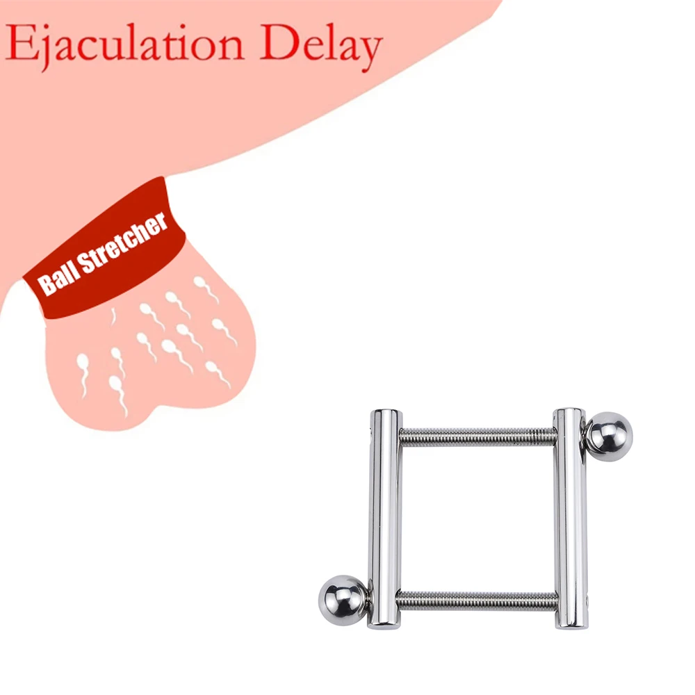 Металлические Регулируемые растяжки для мошонки кольцо на пенис секс-игрушки