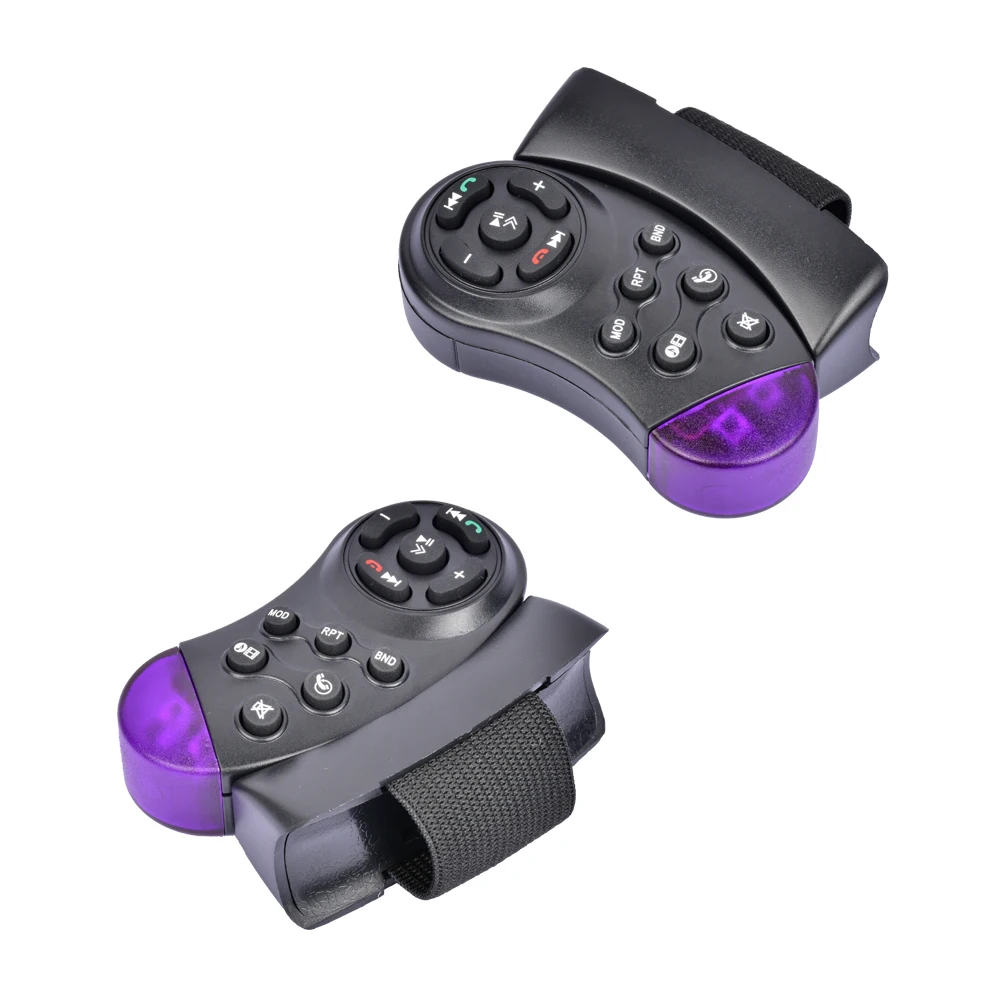 

REAKOSOUND 11-Key Portable Control Remote Universal Car Multimedia Player Wireless Steering Wheel Remote Control for Car Radio