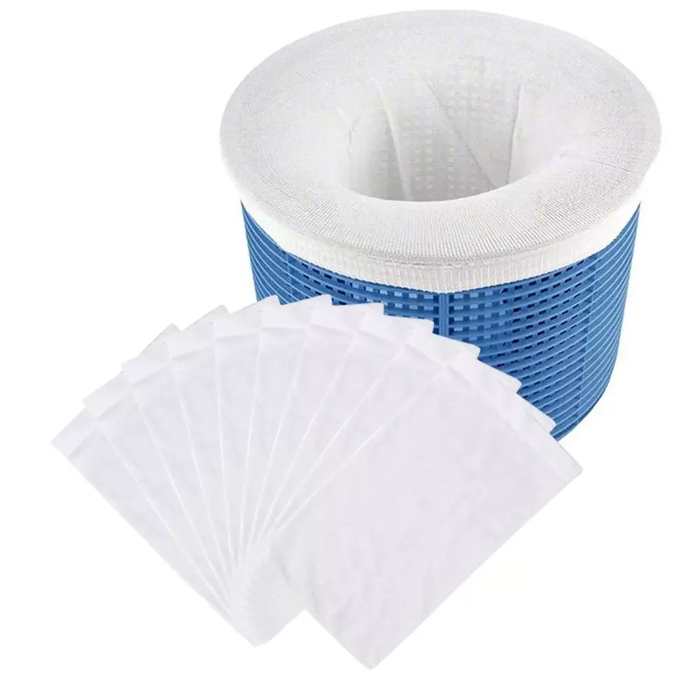 

Filter Storage Pool Skimmer Socks Nylon Swimming Pool Filter Socks For Baskets Skimmers White Pool Supply