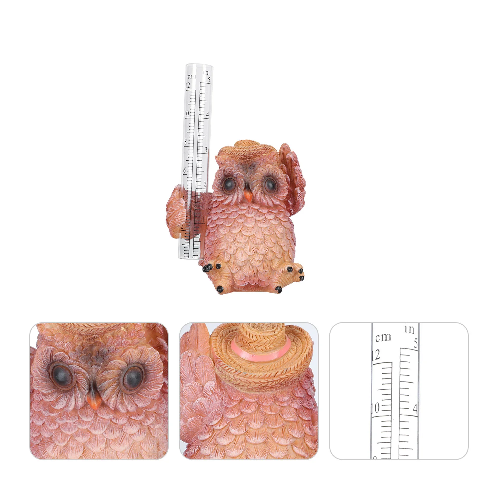 

Статуя декоративные украшения из полимера для сада Украшение для улицы с дождемером