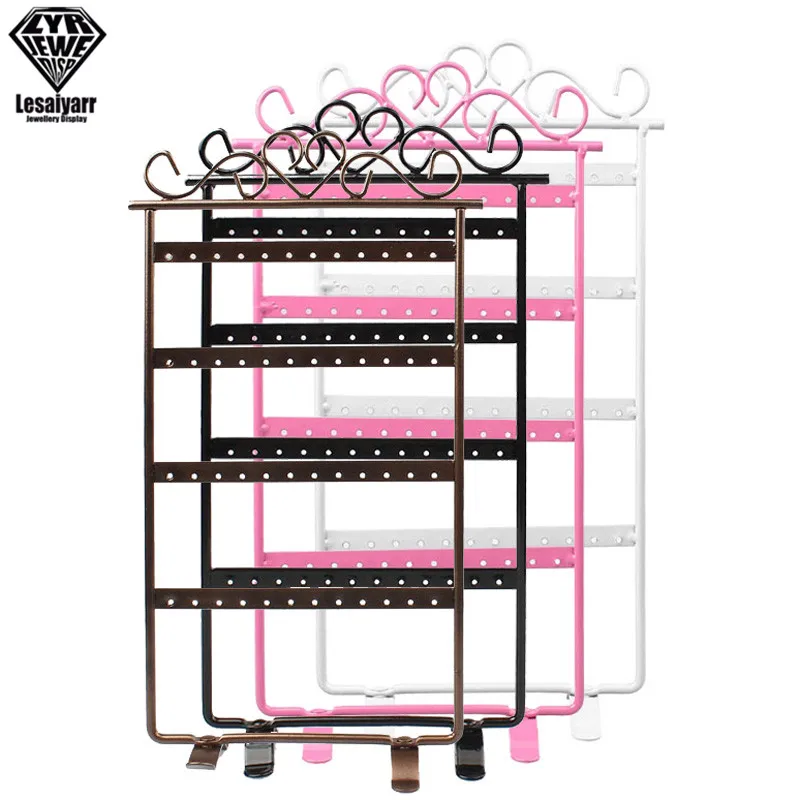 Подвесная стойка для серег с 48 отверстиями прочная устойчивая металлическая