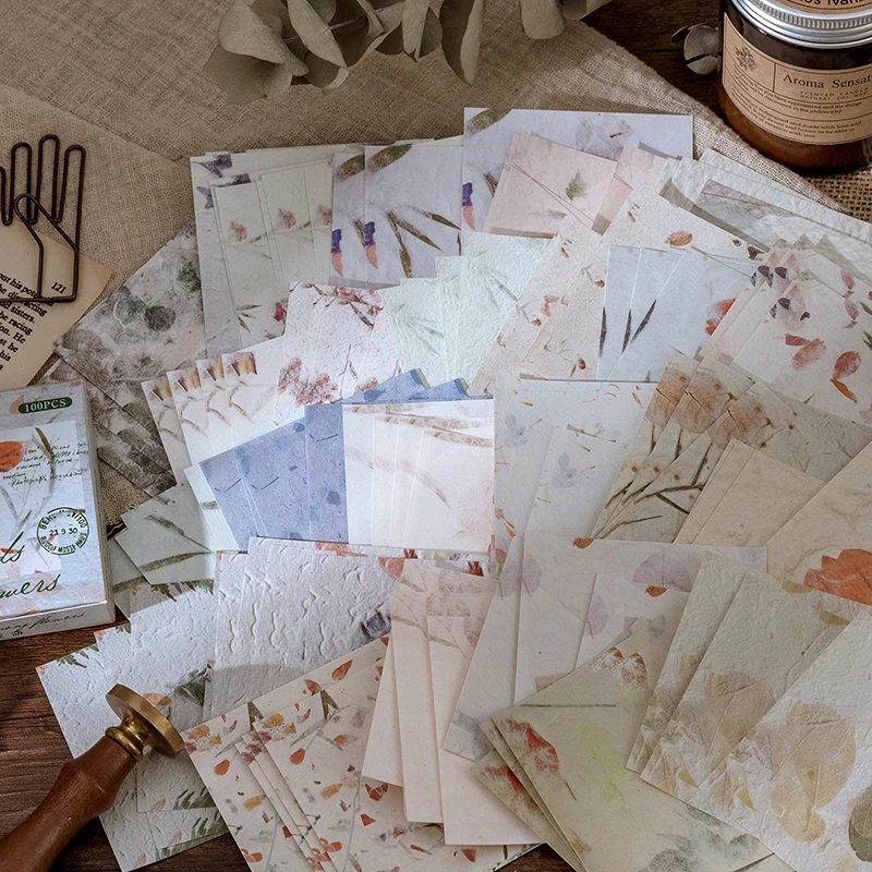 

100 шт., наклейки для дневника, 8 х8 см
