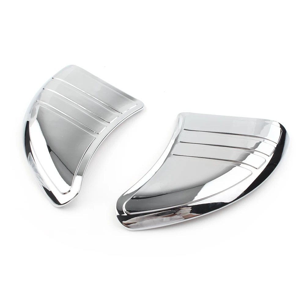 1 пара хромированных трехлинейных внутренних обтекателей для мотоцикла заглушки