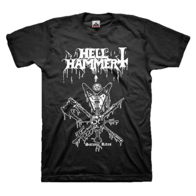 Футболка с длинным или коротким рукавом Hell Hammer satolic Rites
