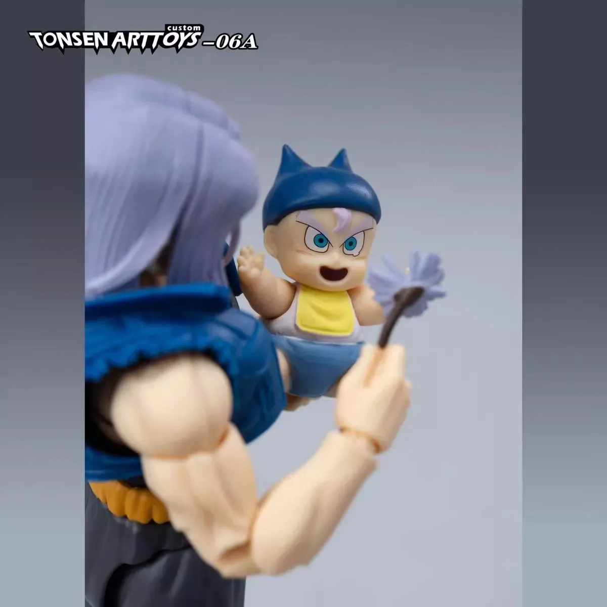 Аниме Dragon Ball Рисунок Tonsenarttoys Стволы Длинные волосы Battle Damage Edition Super Saiyan Trunks S.H.F