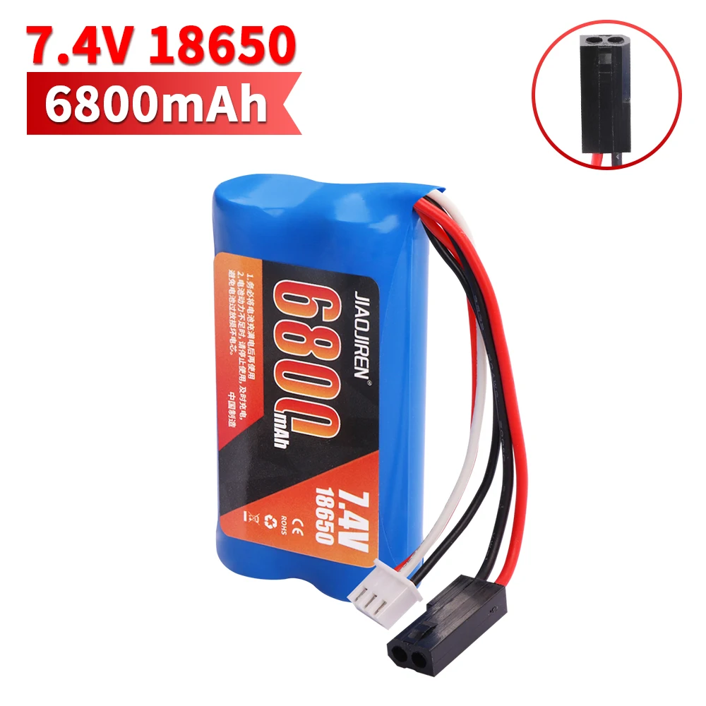 6800 мАч 7 4 В липо-батарея с вилкой 5500 для MJX T40 T40C F39 F49 T39 BG1518 BG1513 BG1515 BG1507 BG1506 детали