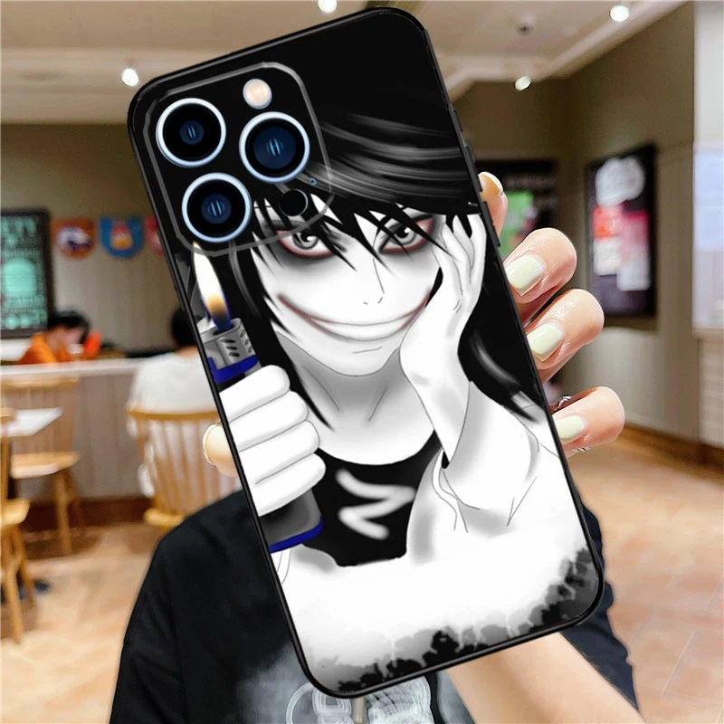 Чехол с аниме Jeff The Killer для iPhone 12 Pro Max 13 Mini 11 XS X XR 6S 8 7 Plus SE 2020 чехол |