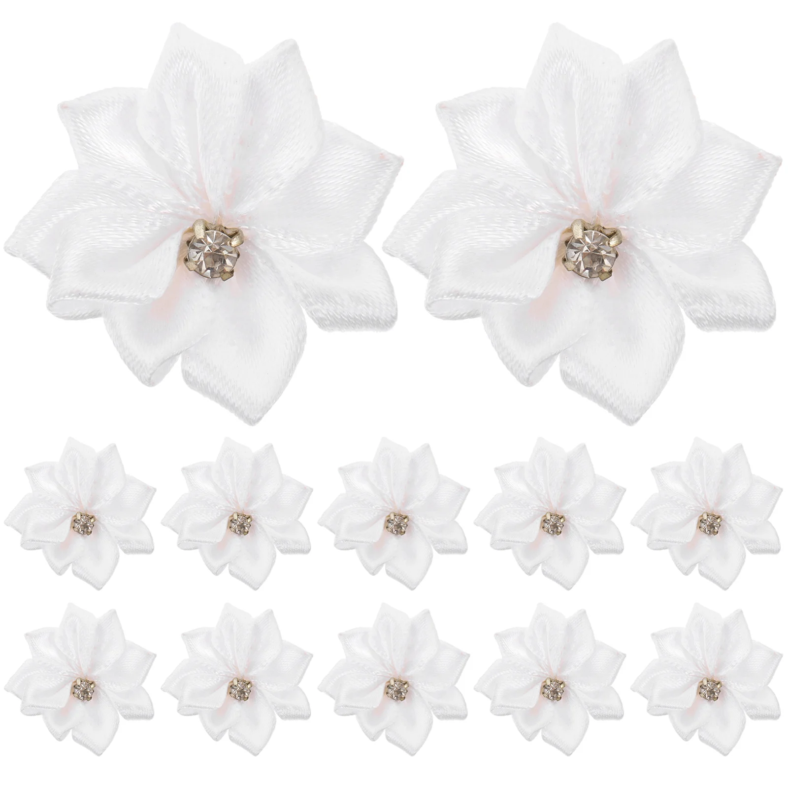 

Flower Flowers Hair Diy Fabric Bows Heads Ribbon Appliques Accessories Fake Sewing Headband Cliprepair Decorativesmallpatch