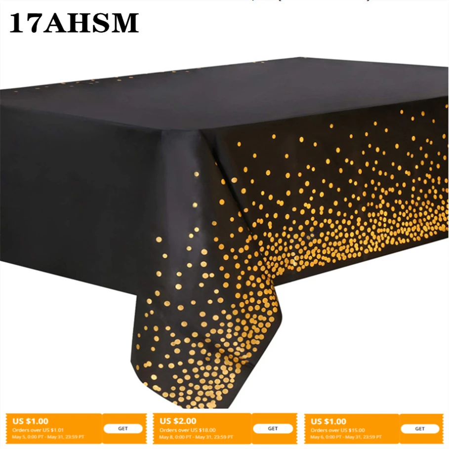 Маслостойкая и Пыленепроницаемая скатерть в горошек 17 дюймов