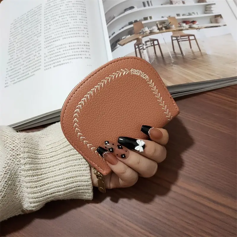 Luxury Classical Women Bag Fashion Leather Business Card Holder Genuine Leather Credit Card Holder Women Wallet Zipper