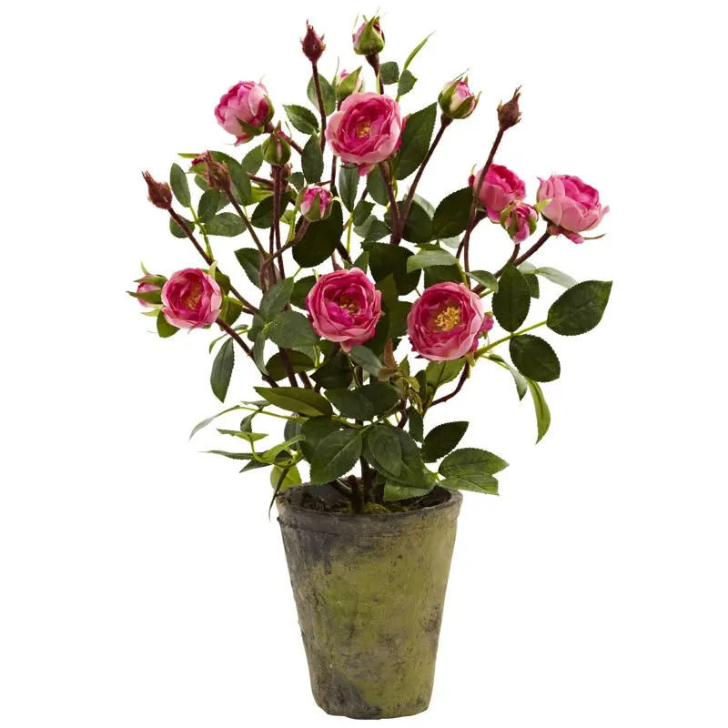

Pink French Rose Garden Artificial Flowers