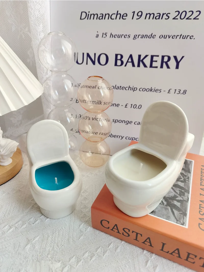 

Aromatherapy candles spoof toilet candles soy wax fragrance holiday gifts creative bedroom decorations birthday candle