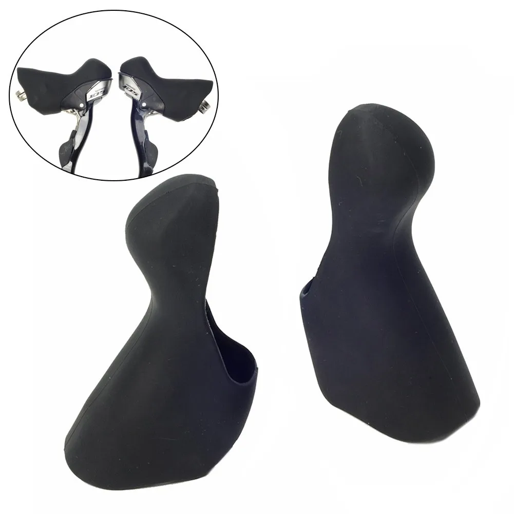 Bike Bicycle Brake Lever Hoods Handle Cover Rubber Brake Lever Protector Covers For-Shimano St-5700 105 Gear Shift Lever Cover