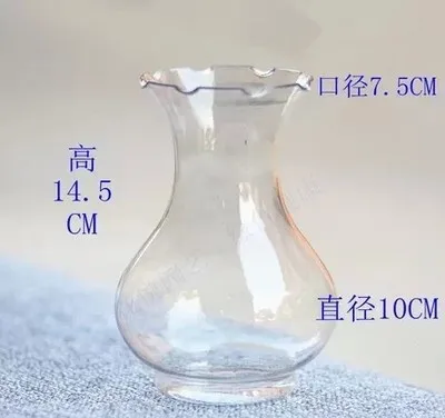 

High Transparent Simple Lace Plastic Hydroponic Bottle Not Broken Dry Flower Hyacinth Vase Hydroponic Plant Vase Home Decor